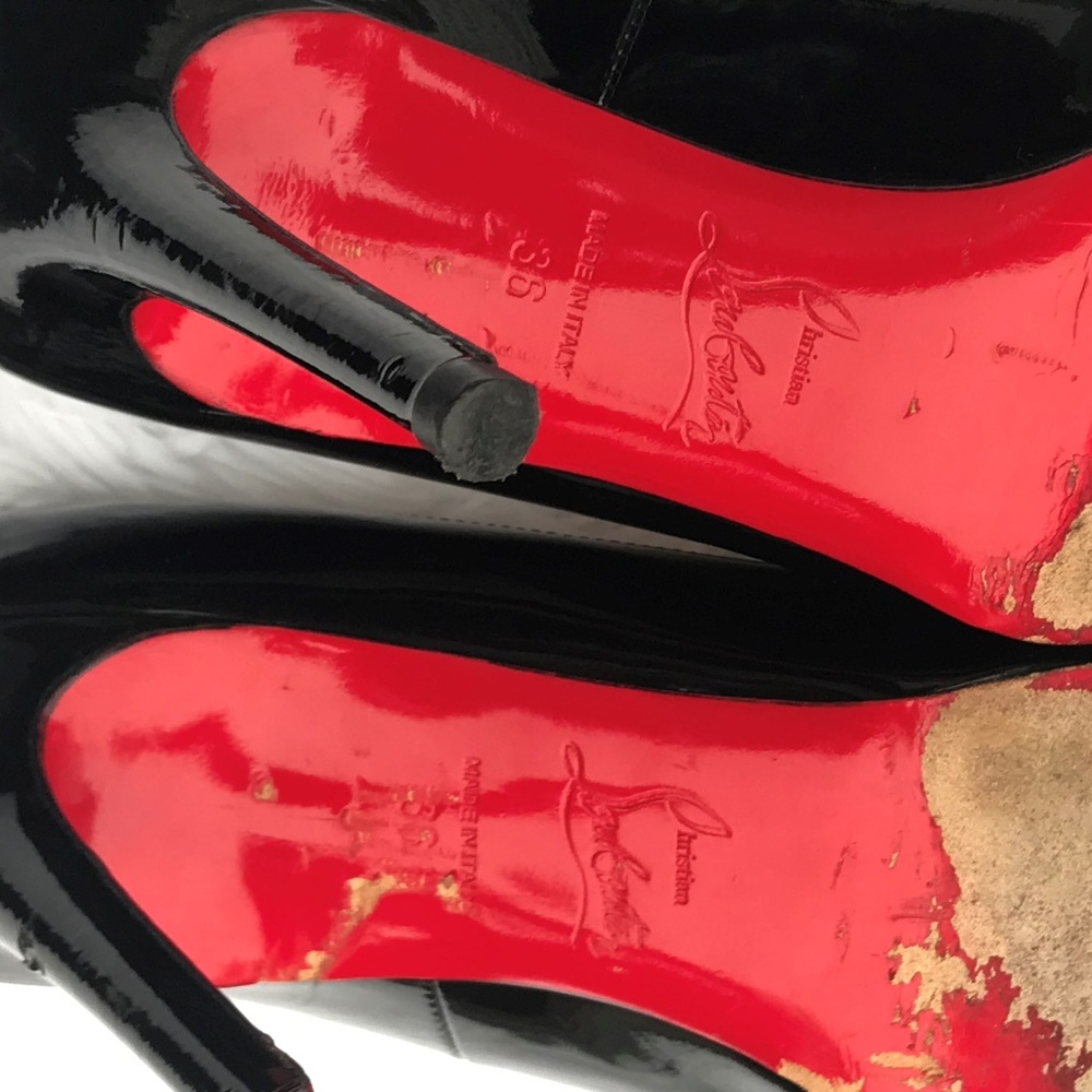 Authentic Christian Louboutin Paris Women Pumps Bl - Picture 5 of 8